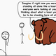 mammoth making guy self-conscious